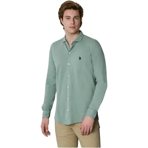 Linen Shirt , male, Sizes: 2XL - U.s. Polo Assn. - Modalova