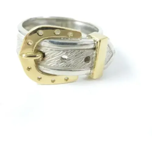 Pre-owned Jewellery, female, , Size: ONE SIZE Pre-owned Metal rings - Hermès Vintage - Modalova