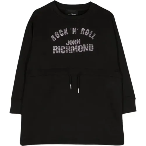 Maxi Lang Sweatshirt mit Verstellbarer Taille und Bündchen - Richmond - Modalova