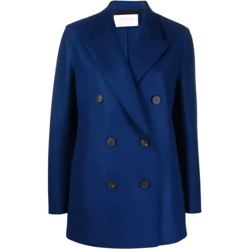 Blazers, female, , Size: L Oversized double-breasted blazer - Harris Wharf London - Modalova