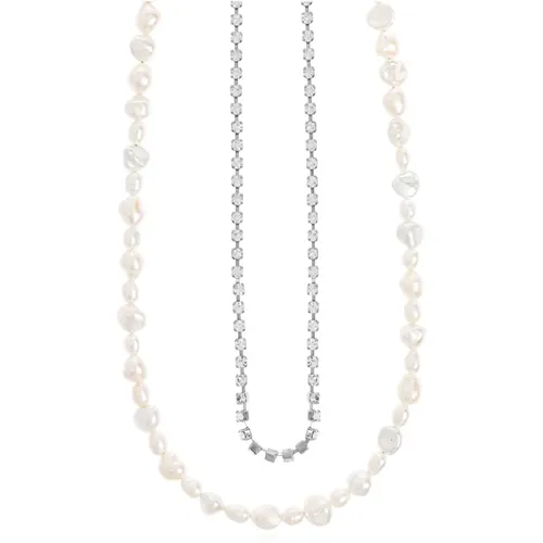 Necklaces, female, , Size: ONE SIZE Double necklace - Forte Forte - Modalova