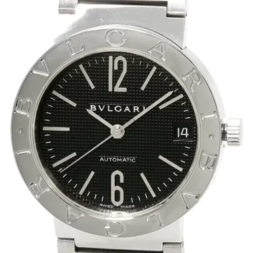 Pre-owned Stainless Steel watches , male, Sizes: ONE SIZE - Bvlgari Vintage - Modalova