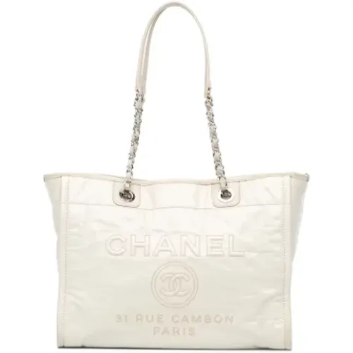 Pre-owned Tote Bags, female, , Size: ONE SIZE Pre-owned Leather totes - Chanel Vintage - Modalova