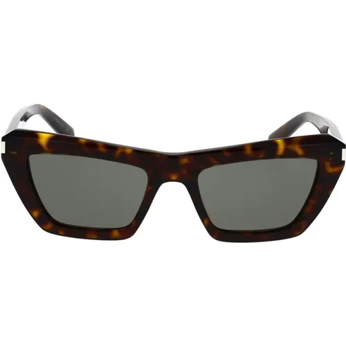 Damen Sonnenbrille mit gewagtem Cat-Eye-Stil - Saint Laurent - Modalova