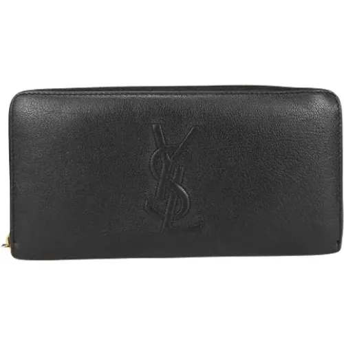 Pre-owned Wallets, female, , Size: ONE SIZE Pre-owned Leather wallets - Yves Saint Laurent Vintage - Modalova