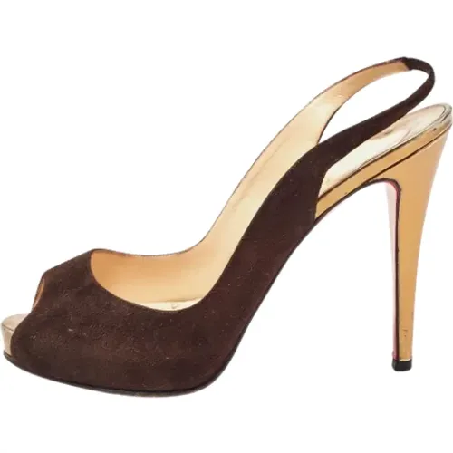 Pre-owned Wildleder heels , Damen, Größe: 39 EU - Christian Louboutin Pre-owned - Modalova