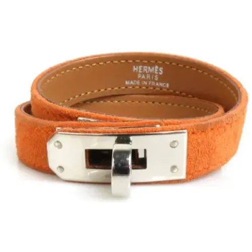 Pre-owned Jewellery, female, , Size: ONE SIZE Pre-owned Leather bracelets - Hermès Vintage - Modalova