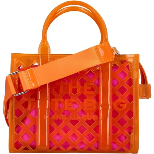 Jelly Small Tote Bag Tangerine , Damen, Größe: ONE Size - Marc Jacobs - Modalova
