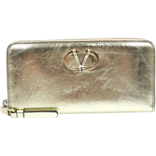 Pre-owned Leather wallets , female, Sizes: ONE SIZE - Valentino Vintage - Modalova