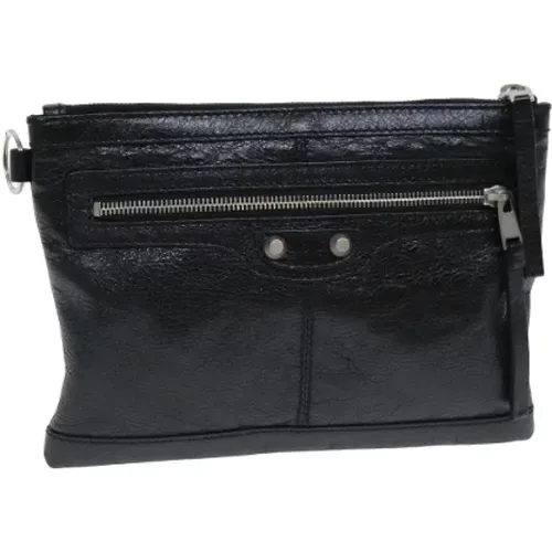 Pre-owned Clutches, female, , Size: ONE SIZE Pre-owned Leather clutches - Balenciaga Vintage - Modalova