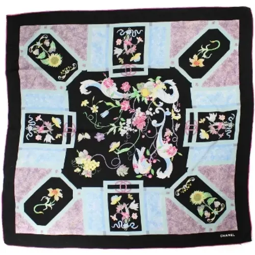 Pre-owned Silk scarves , female, Sizes: ONE SIZE - Chanel Vintage - Modalova