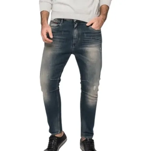 Blaue Jeans 5-Pocket Hose , Herren, Größe: W30 - Tommy Hilfiger - Modalova