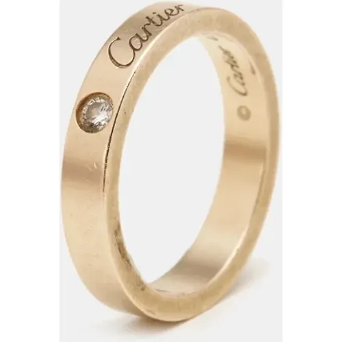 Pre-owned Jewellery, female, , Size: ONE SIZE Pre-owned Rose Gold rings - Cartier Vintage - Modalova