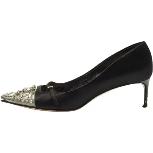 Pre-owned Satin heels , female, Sizes: 5 UK - Miu Miu Pre-owned - Modalova