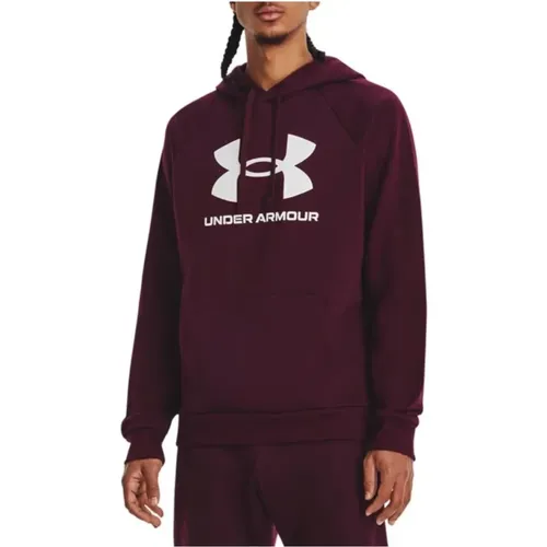Hoodies, male, , Size: XL Men's Athletic Sweatshirt Fall/Winter Style - Under Armour - Modalova