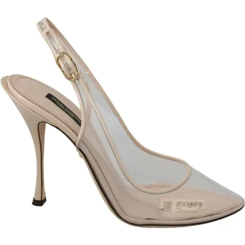 Transparente PVC Slingback High Heels - Dolce & Gabbana - Modalova