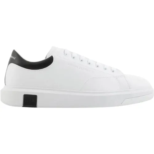 Weiße Sneakers für einen Stilvollen Look,Weiße Sneakers Leder Vietnam Hergestellt - Armani Exchange - Modalova