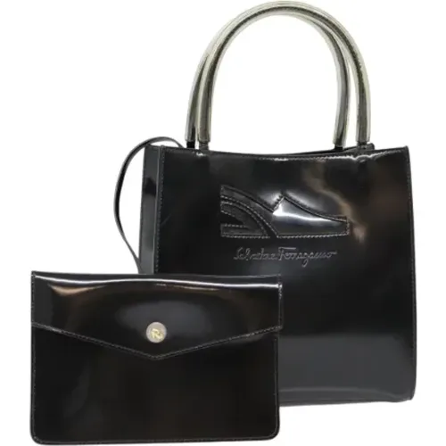 Pre-owned Leder Handtaschen , Damen, Größe: ONE Size - Salvatore Ferragamo Pre-owned - Modalova