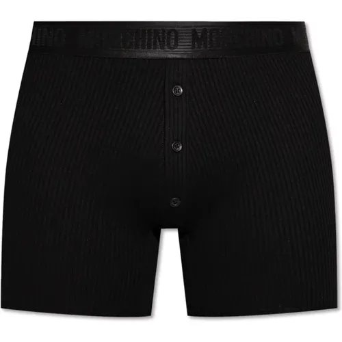 Ribbed Boxers , male, Sizes: XL, XS - Moschino - Modalova