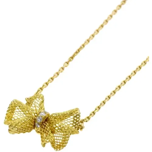 Pre-owned Jewellery, female, , Size: ONE SIZE Pre-owned Gold necklaces - Van Cleef & Arpels Pre-owned - Modalova