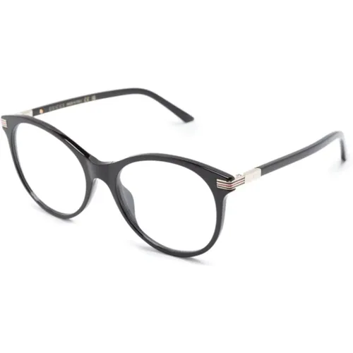 Schwarze Optische Brille für den Alltag , Damen, Größe: 53 MM - Gucci - Modalova