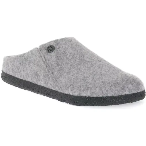 Grey Wool Felt Slipper , unisex, Sizes: 10 UK - Birkenstock - Modalova