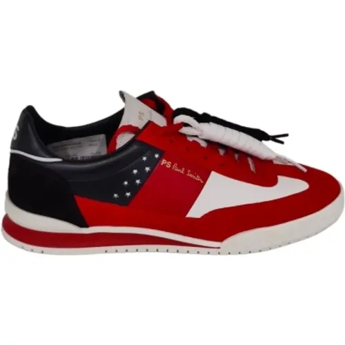 USA Flagge Leder Sneakers Olympische Spiele - Paul Smith - Modalova
