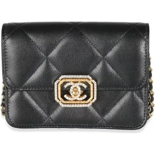 Pre-owned Leather chanel-bags , female, Sizes: ONE SIZE - Chanel Vintage - Modalova