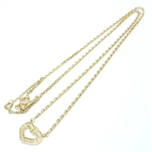 Pre-owned Metal necklaces , female, Sizes: ONE SIZE - Cartier Vintage - Modalova