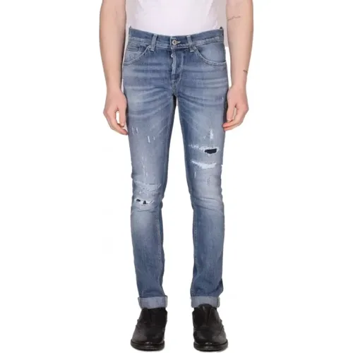 Straight Jeans, male, , Size: W34 Straight Jeans - Dondup - Modalova