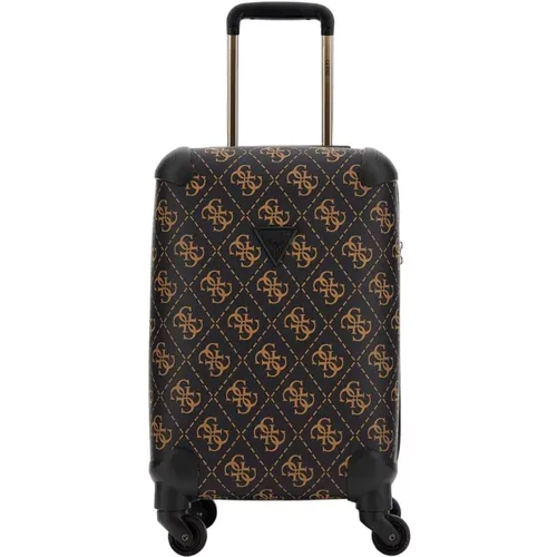 Braune Synthetische Damenreisetasche , Damen, Größe: ONE Size - Guess - Modalova