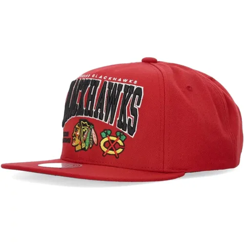 Caps, male, , Size: ONE SIZE Chicago Blackhawks NHL Champ Snapback Cap - Mitchell & Ness - Modalova