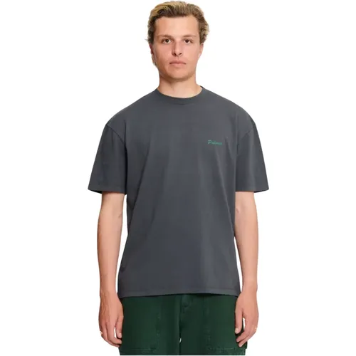 Schwarzes Logo T-Shirt , Herren, Größe: 2XL - Palmes - Modalova