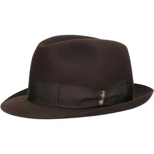 Alessandria Filz Kleine Krempe Hut , Herren, Größe: 58 CM - Borsalino - Modalova