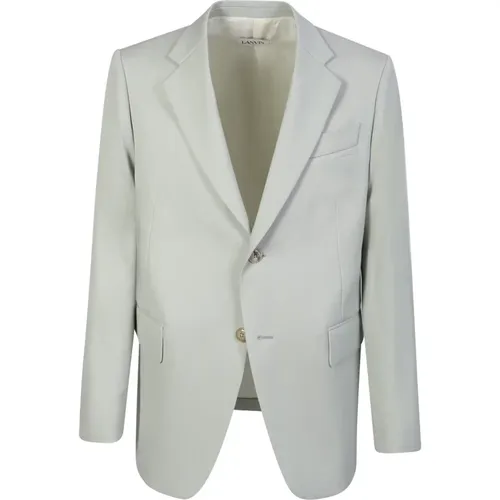 Blazers, male, , Size: M Men's Clothing Blazer Ss24 - Lanvin - Modalova