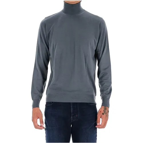Turtlenecks, male, , Size: 2XL Sweater Extrafine Wool Turtleneck - Drumohr - Modalova