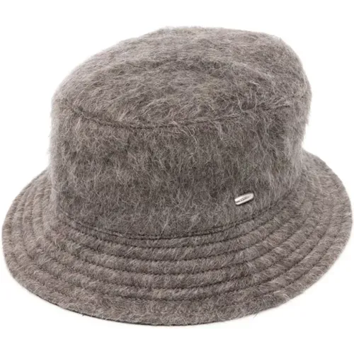 Stylish Grey Bucket Hat , male, Sizes: M/L - Our Legacy - Modalova