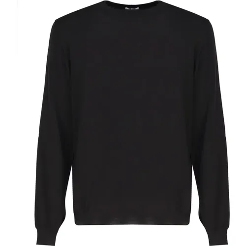 Cashmere Silk Crew Neck Sweater - Malo - Modalova