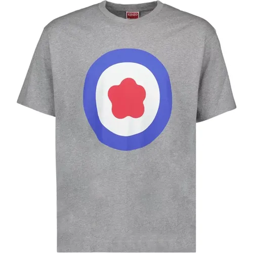 Oversize Target T-Shirt , Herren, Größe: M - Kenzo - Modalova