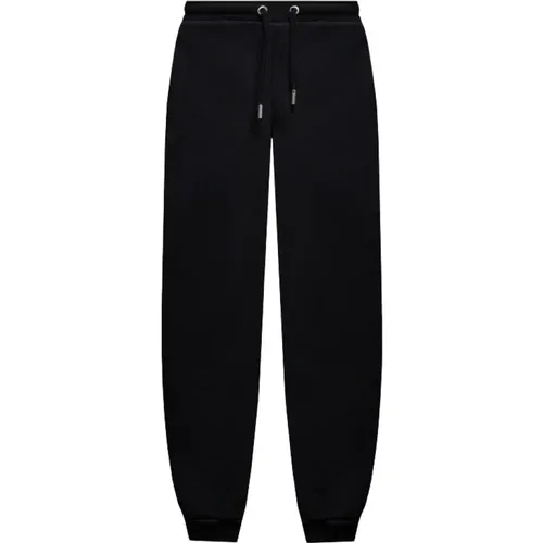 Schwarze Hose mit gesticktem Logo , Herren, Größe: S - Ami Paris - Modalova