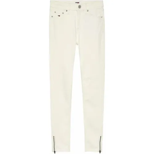 Knöchel Reißverschluss Skinny Jeans , Damen, Größe: W32 - Tommy Hilfiger - Modalova