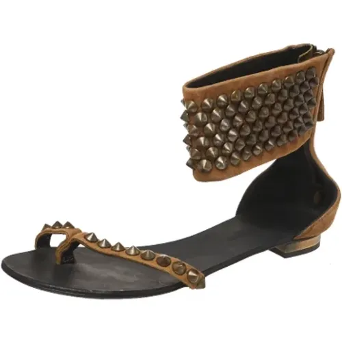 Pre-owned Suede sandals , female, Sizes: 5 1/2 UK - Giuseppe Zanotti Pre-owned - Modalova