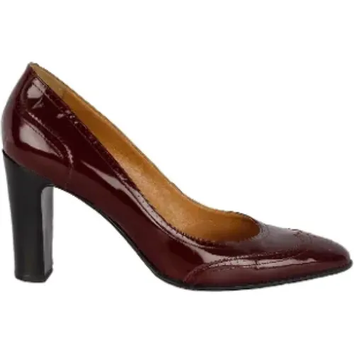 Pre-owned Pumps, female, , Size: 9 US Pre-owned Leather heels - Hermès Vintage - Modalova