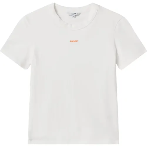 Organisches weißes Cabrera T-Shirt , Damen, Größe: XS - Hoff - Modalova