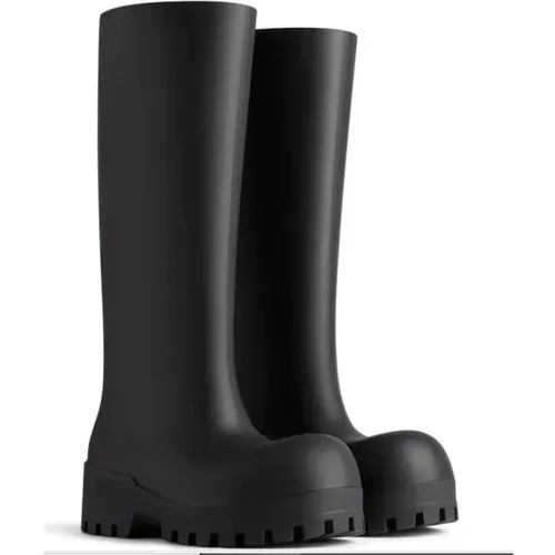 Rain Boots, female, , Size: 11 US Chunky Rubber Rain Boots - Balenciaga - Modalova