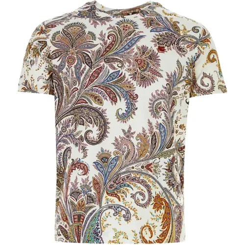 Bedrucktes Baumwoll-T-Shirt Etro - ETRO - Modalova