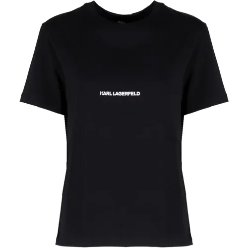 Logo Print T-Shirt , unisex, Sizes: XL, L, XS - Karl Lagerfeld - Modalova