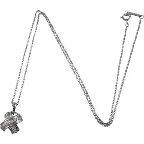 Pre-owned Jewellery, female, , Size: ONE SIZE Pre-owned Silver necklaces - Tiffany & Co. Pre-owned - Modalova