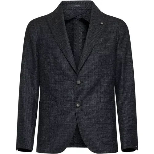 Blazers, male, , Size: 2XL Wool Blazer Peak Lapels - Tagliatore - Modalova