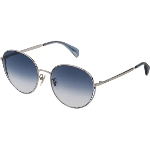 Silver Frame Sunglasses , male, Sizes: 56 MM - Police - Modalova